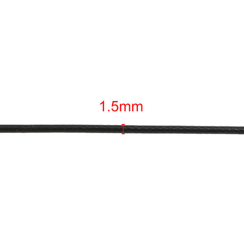 テリレン ネックレス 黒 63cm長さ、 20 本 の画像