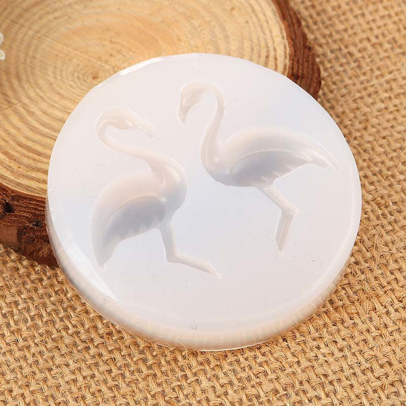 Picture of Silicone Resin Mold For Jewelry Making Round White Flower 5.9cm(2 3/8") Dia., 1 Piece