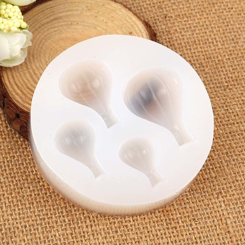 Picture of Silicone Resin Mold For Jewelry Making Round White Flower 5.9cm(2 3/8") Dia., 1 Piece