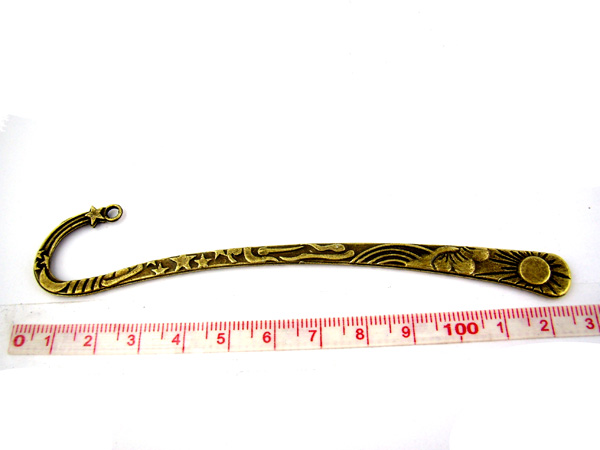 Picture of 6PCs Antiqued Bronze Bookmark With Loop 123mm Findings