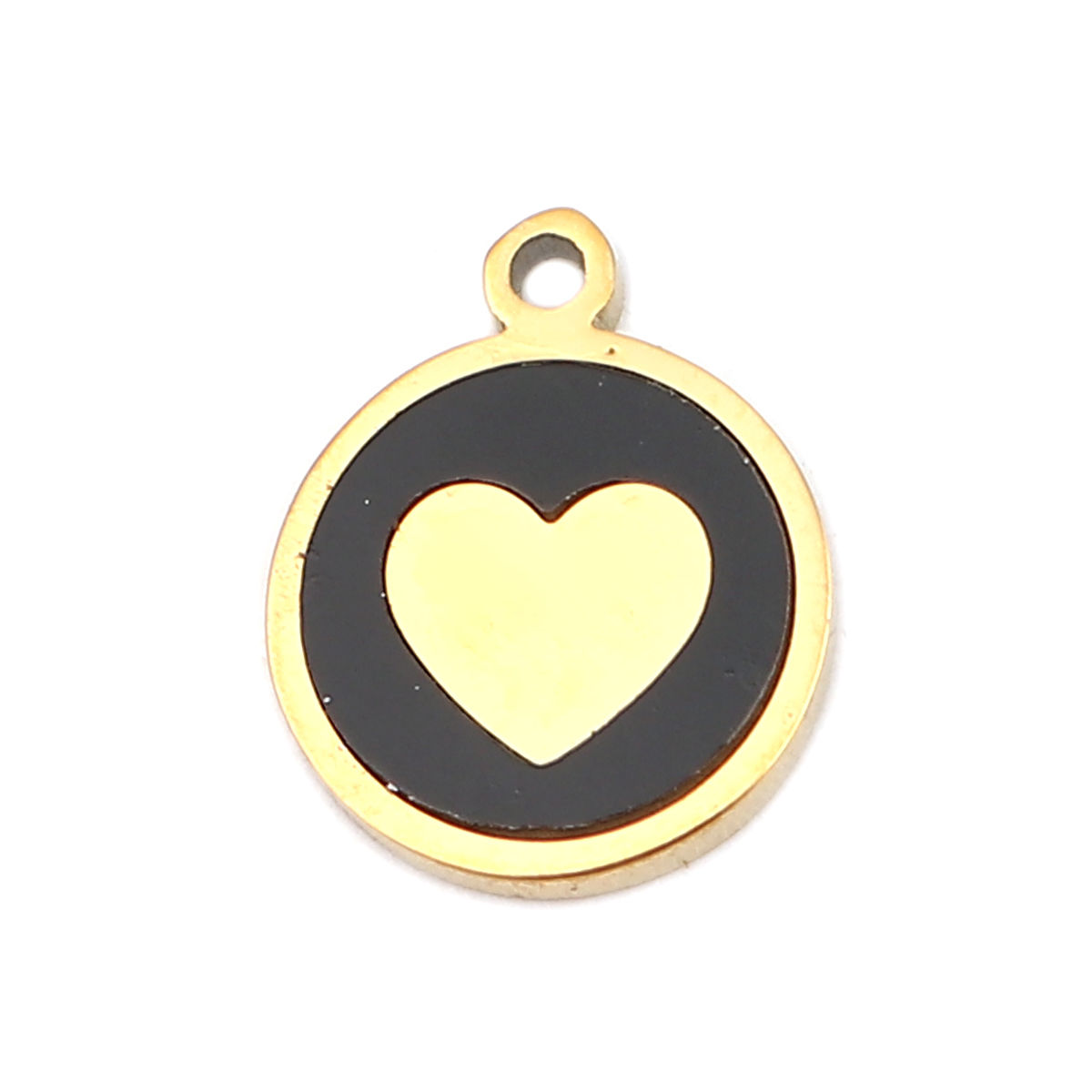 Immagine di 304 Stainless Steel Charms Round Cross