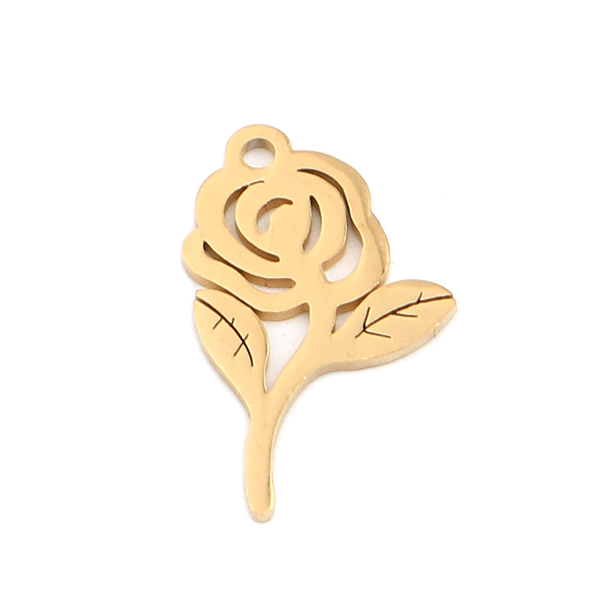 Picture of 304 Stainless Steel Charms Hamsa Symbol Hand