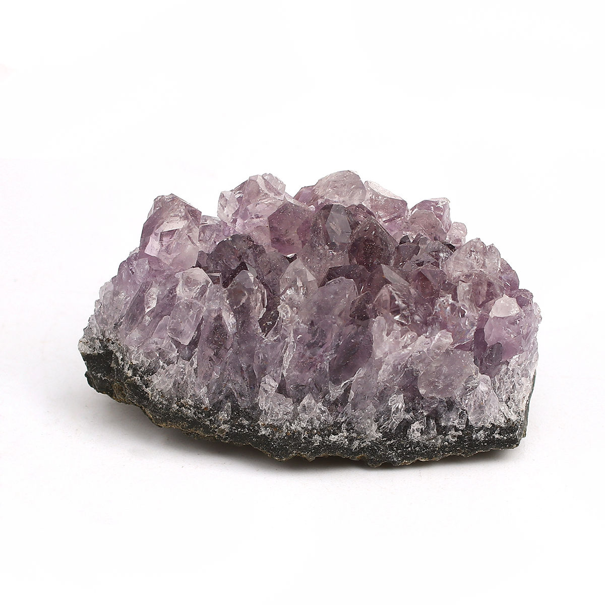 Picture of (Grade A) Amethyst (Natural) Druzy/Drusy Beads (No Hole) Birthstone February Irregular Purple About 5.6cm x4.8cm(2 2/8" x1 7/8"), 1 Box(Approx 1 Piece)