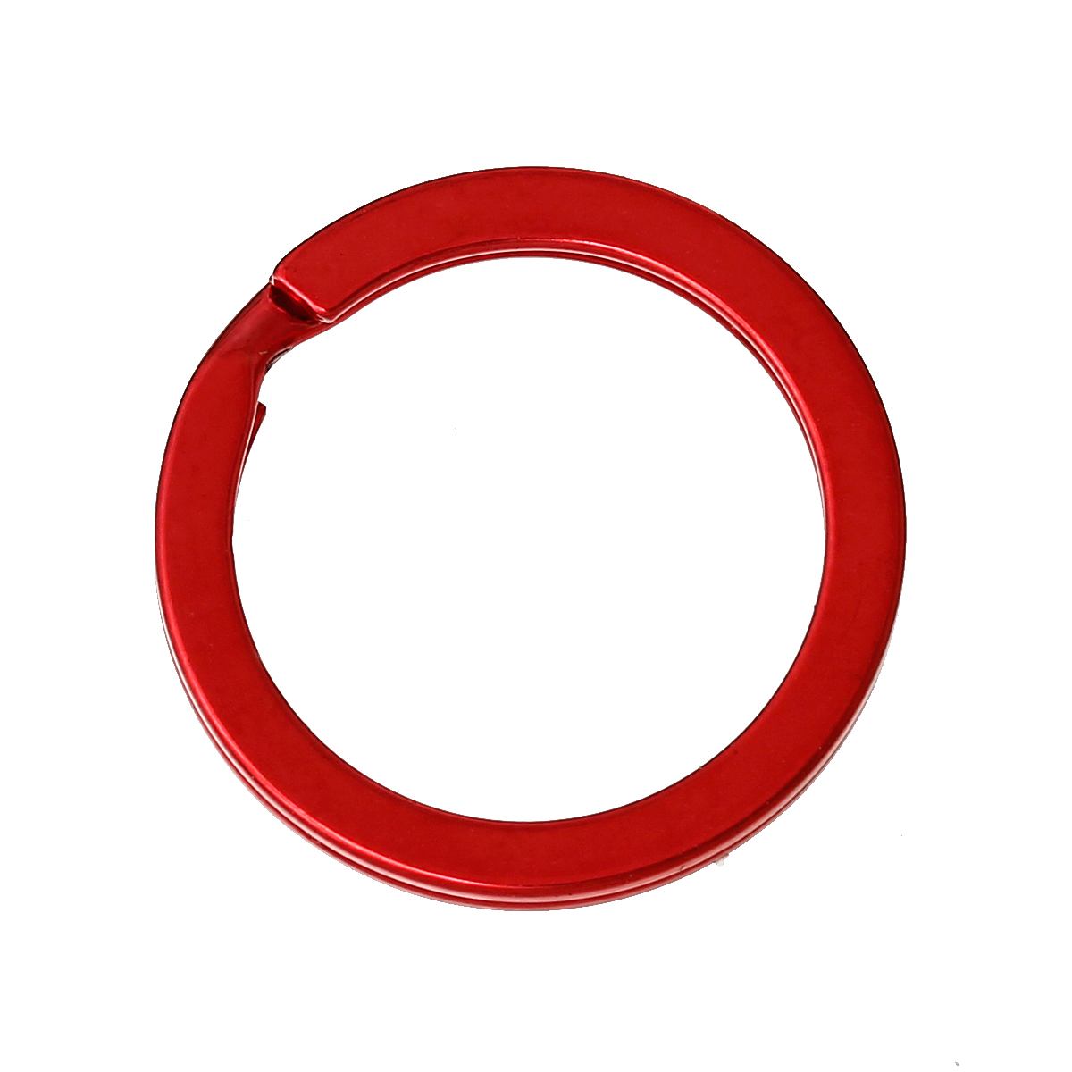 Imagen de Aleación Llaveros Anillo y Rojo 25mm Diámetro, 20 Unidades
