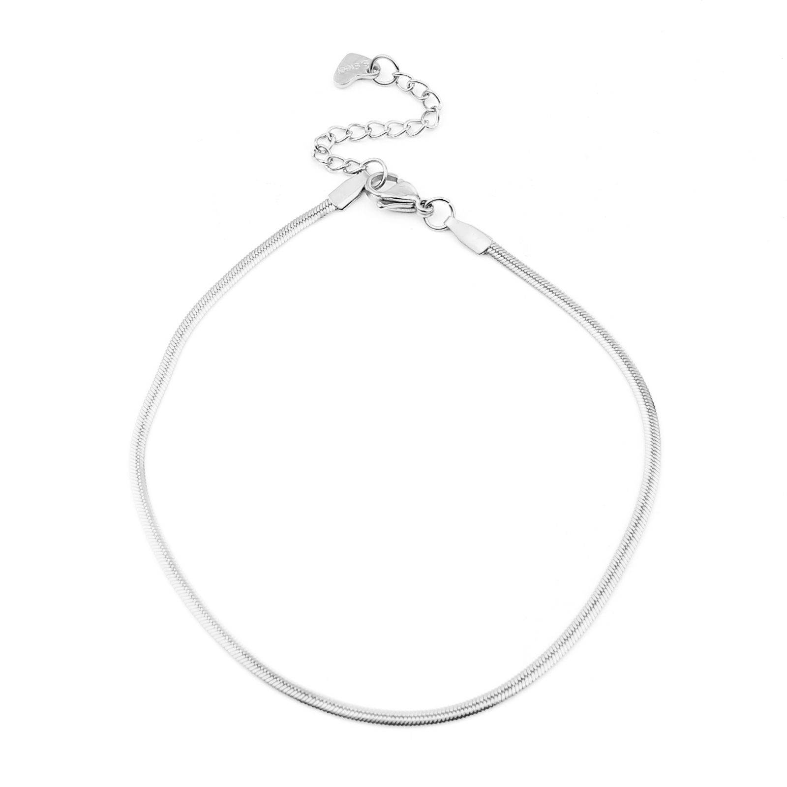 Picture of 304 Stainless Steel Anklet Silver Tone Heart 1 Piece