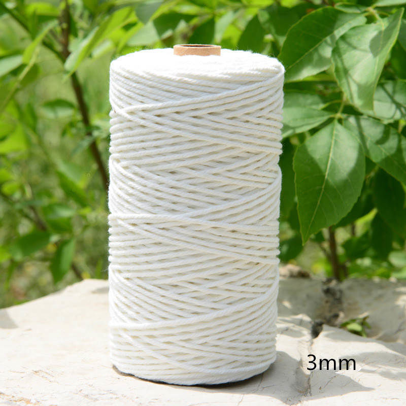 Picture of 1 Roll (Approx 100 M/Roll) Cotton Jewelry Butcher’s Twine For Cooking Zongzi White 1mm