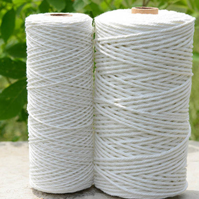 Picture of 1 Roll (Approx 100 M/Roll) Cotton Jewelry Butcher’s Twine For Cooking Zongzi White 1mm