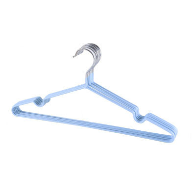 Picture of Blue - Stainless Steel Household Non-Slip Adult Hangers Clothes Drying Racks 40x18.5cm, 5 PCs