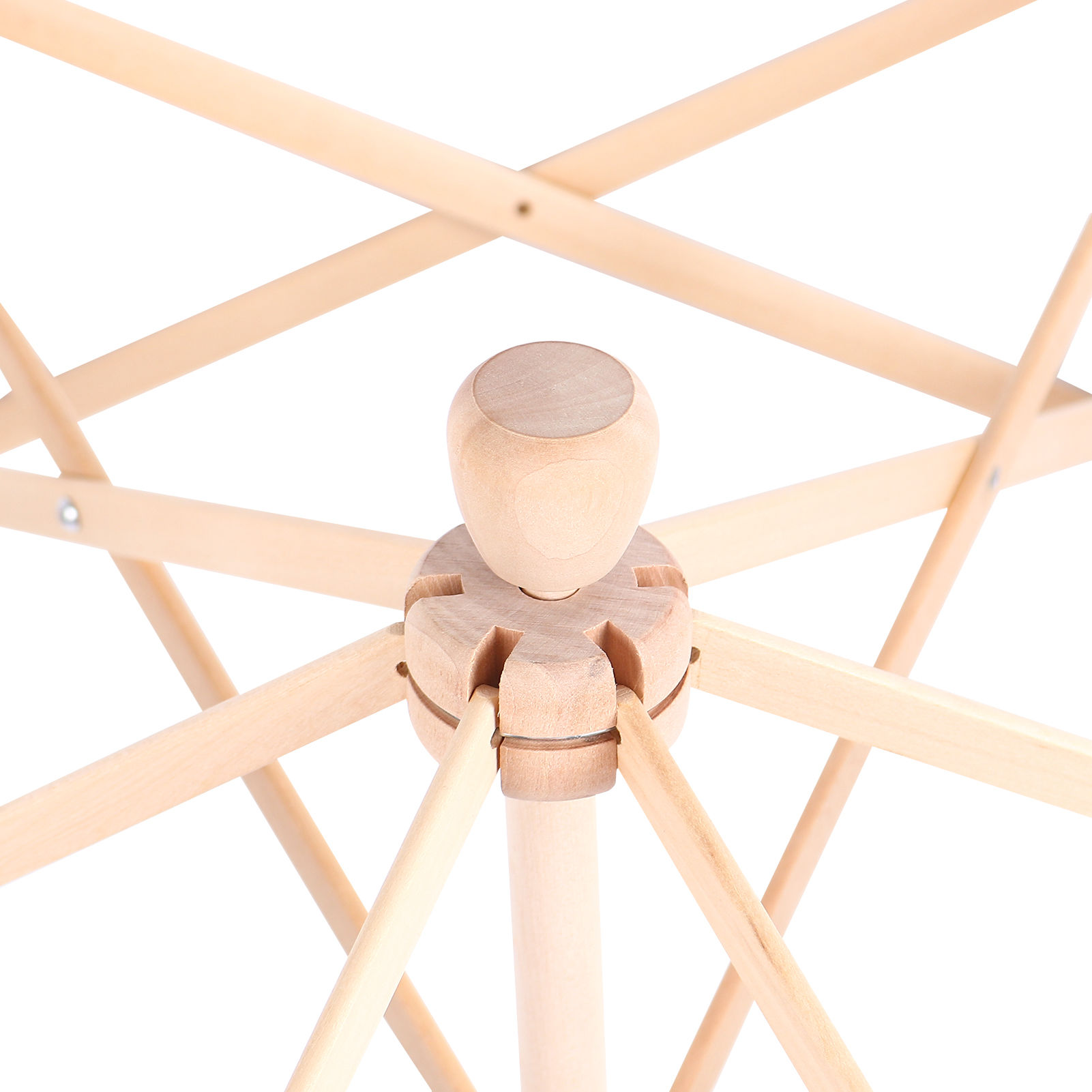 Picture of 1 Piece Natural Wood Umbrella Yarn Swift For Knitting Crocheting 72cm x 63cm