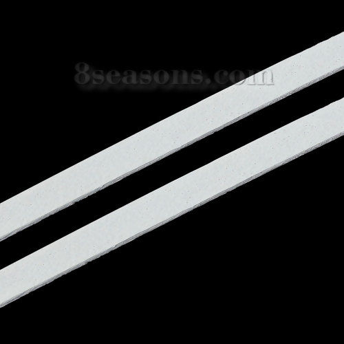 Immagine di Pelle Bovina Gioielli Corda Bianco 6mm, 2 Yard