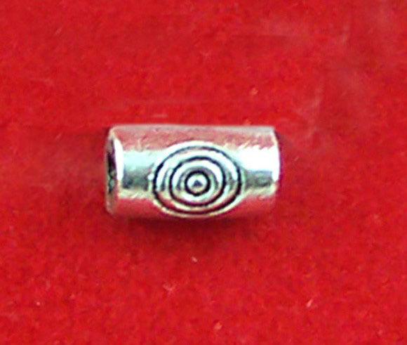 Picture of Zinc Based Alloy Spacer Beads Cylinder Carved About