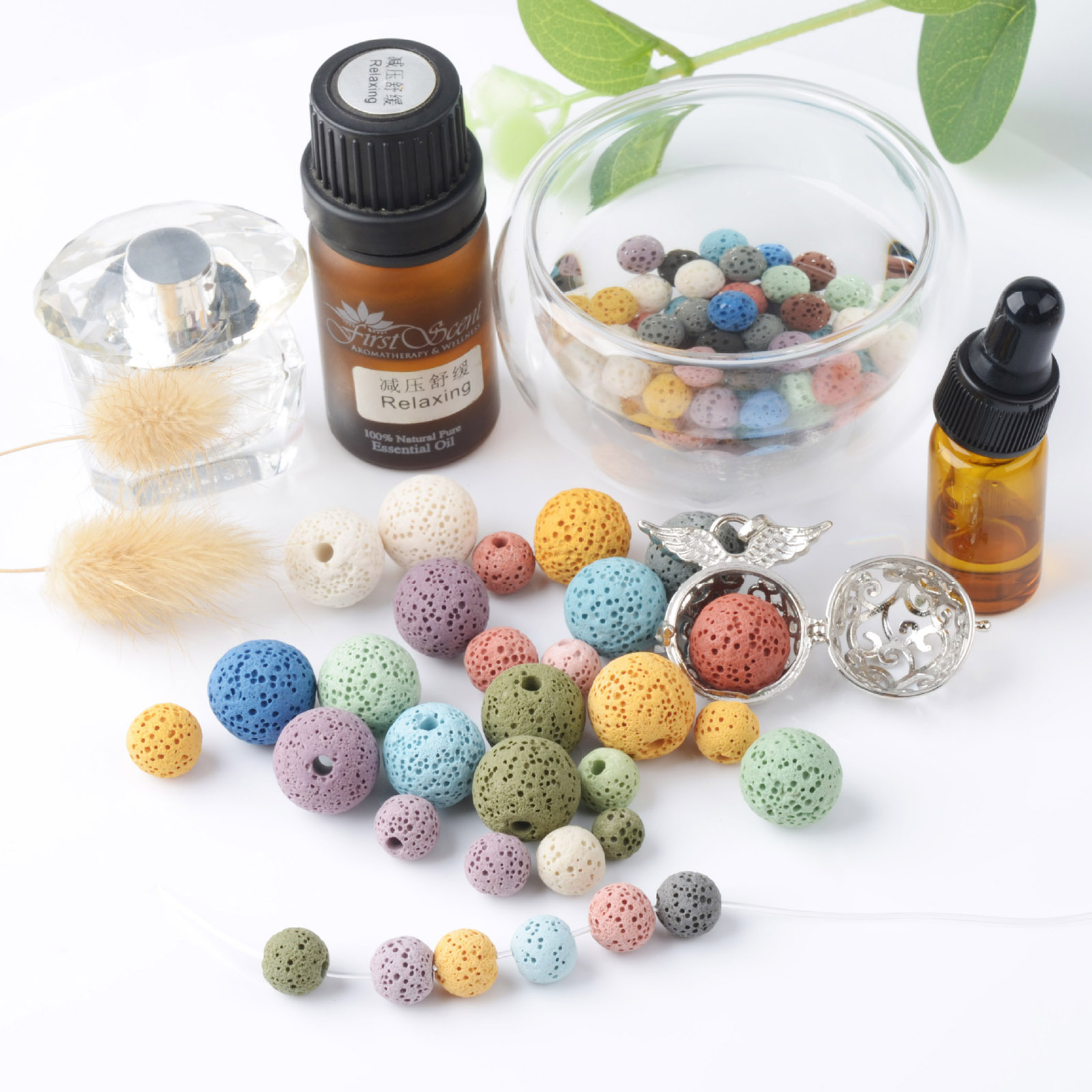 Picture of Lava Rock Beads Round
