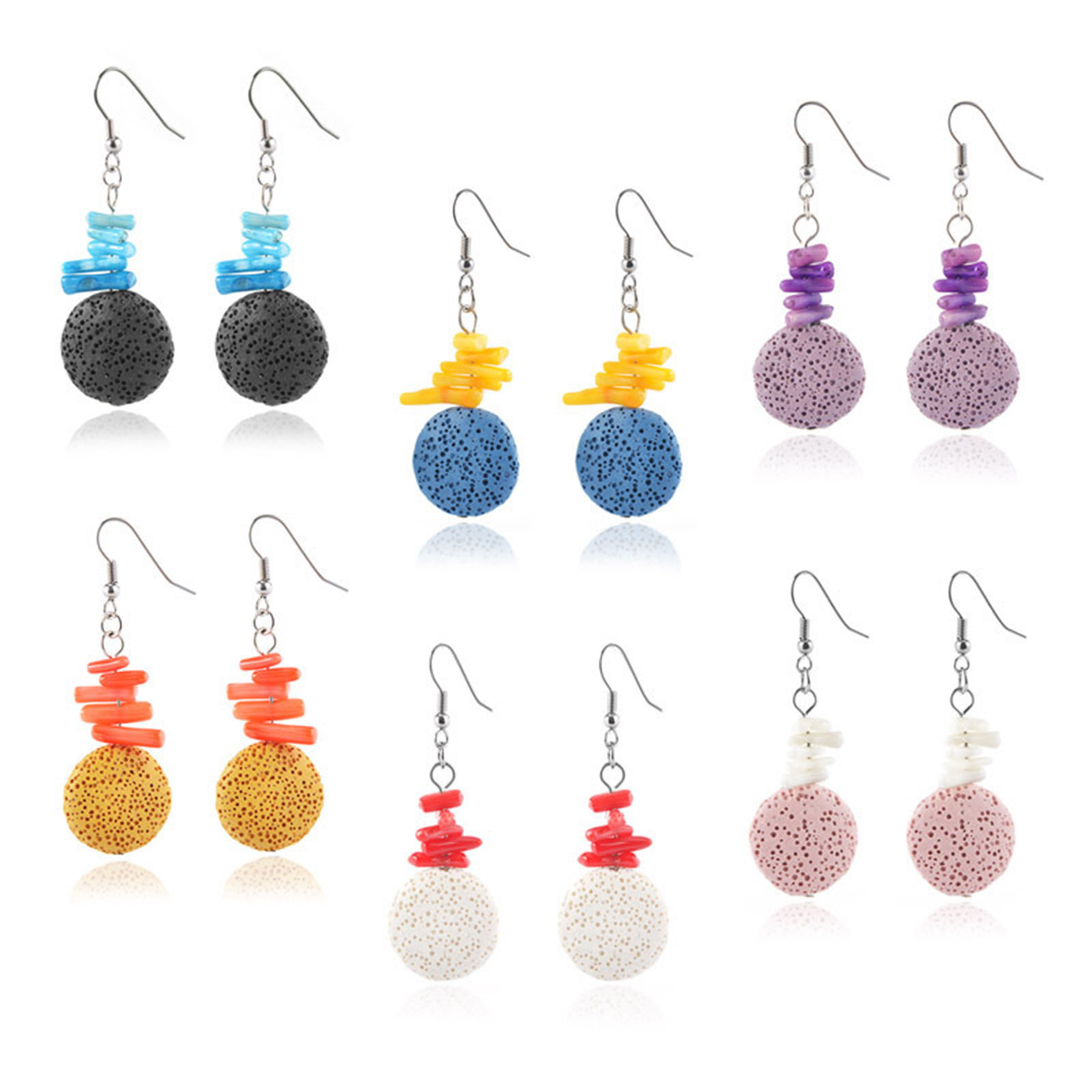 Picture of Lava Rock Beads Round
