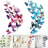 Picture of Home Decor Wall Decal Sticker Multicolor Butterfly Animal