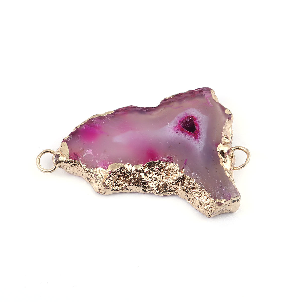 Image de (Classement A) Connecteurs en Agate ( Naturel ) Irrégulier 