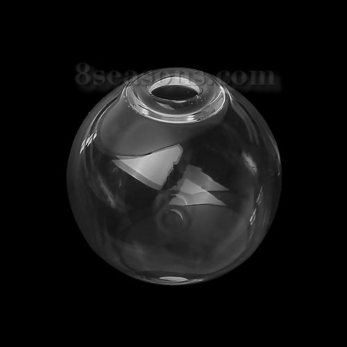 Image de Cabochons d'Embellissement Dômes Fiole Globe en à Remplir Balle   
