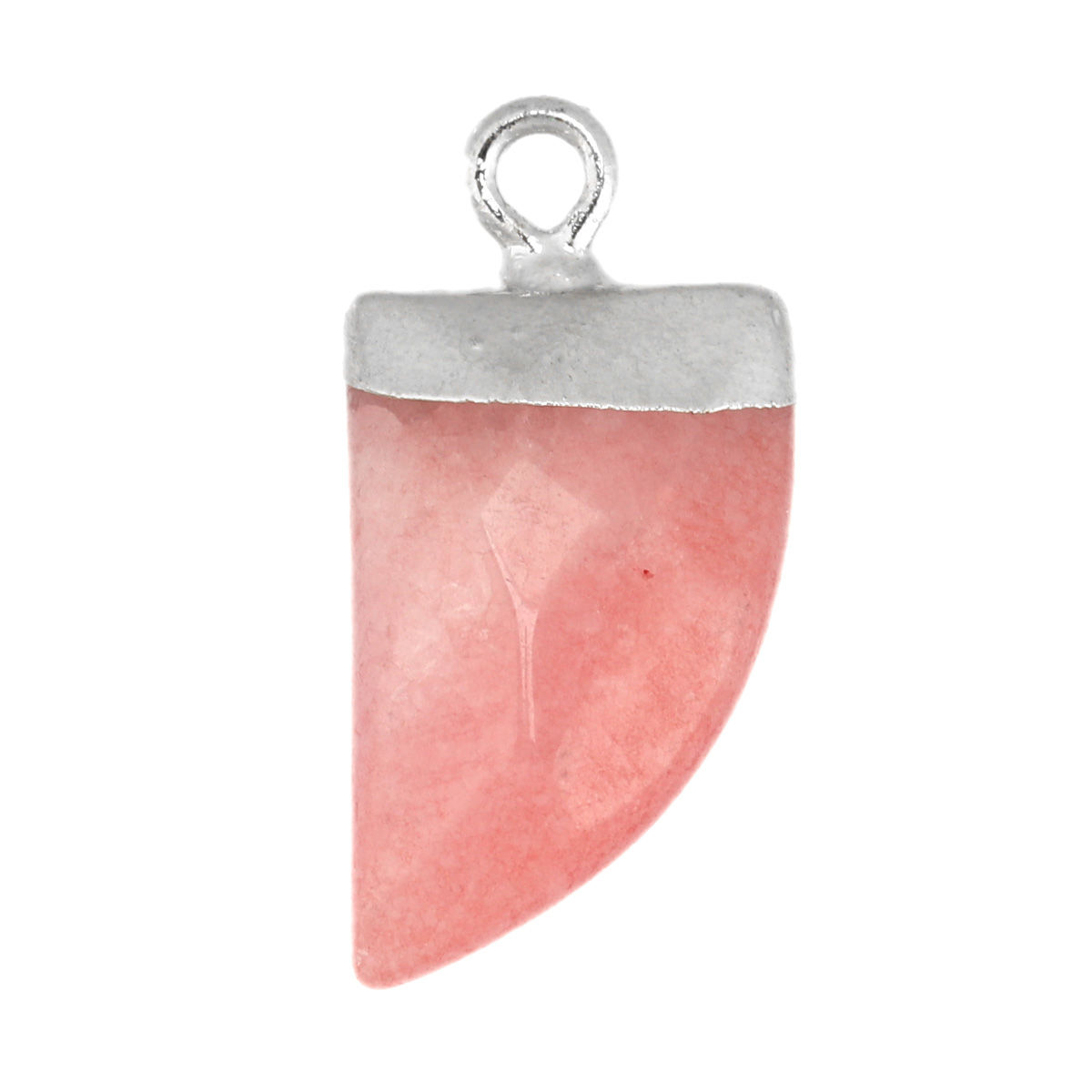 Image de (Classement B) Breloques en Pierre Blanche ( Naturel ) Couteau     