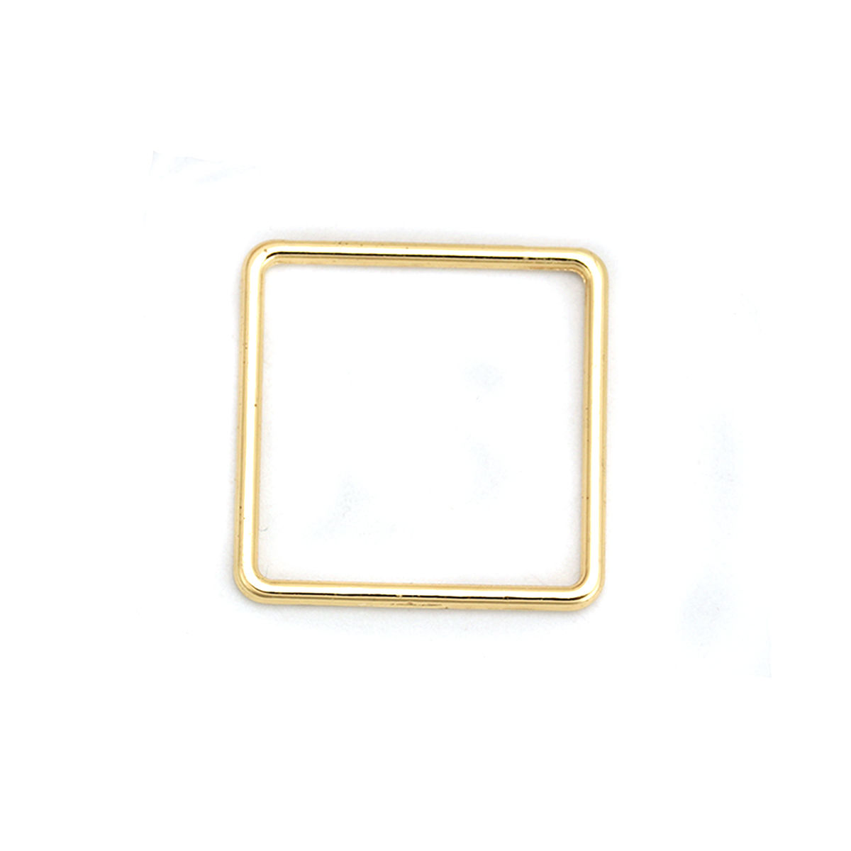 Picture of Zinc Based Alloy Connectors Square Gold Plated 25mm x 25mm, 10 PCs