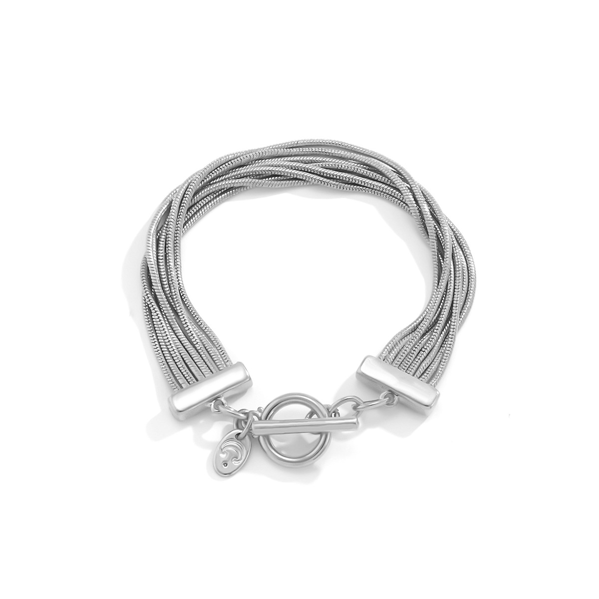 Imagen de Cierres de Palanca Cobre de Ronda,Tono de Plata 15mm x 12mm 15mm x 4.5mm, 10 Juegos