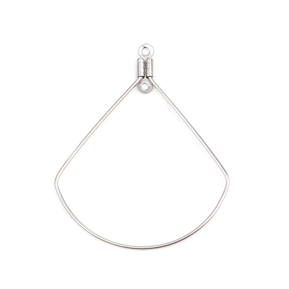 Image de Boucles d'Oreilles en  Acier Inoydable Eventail     
