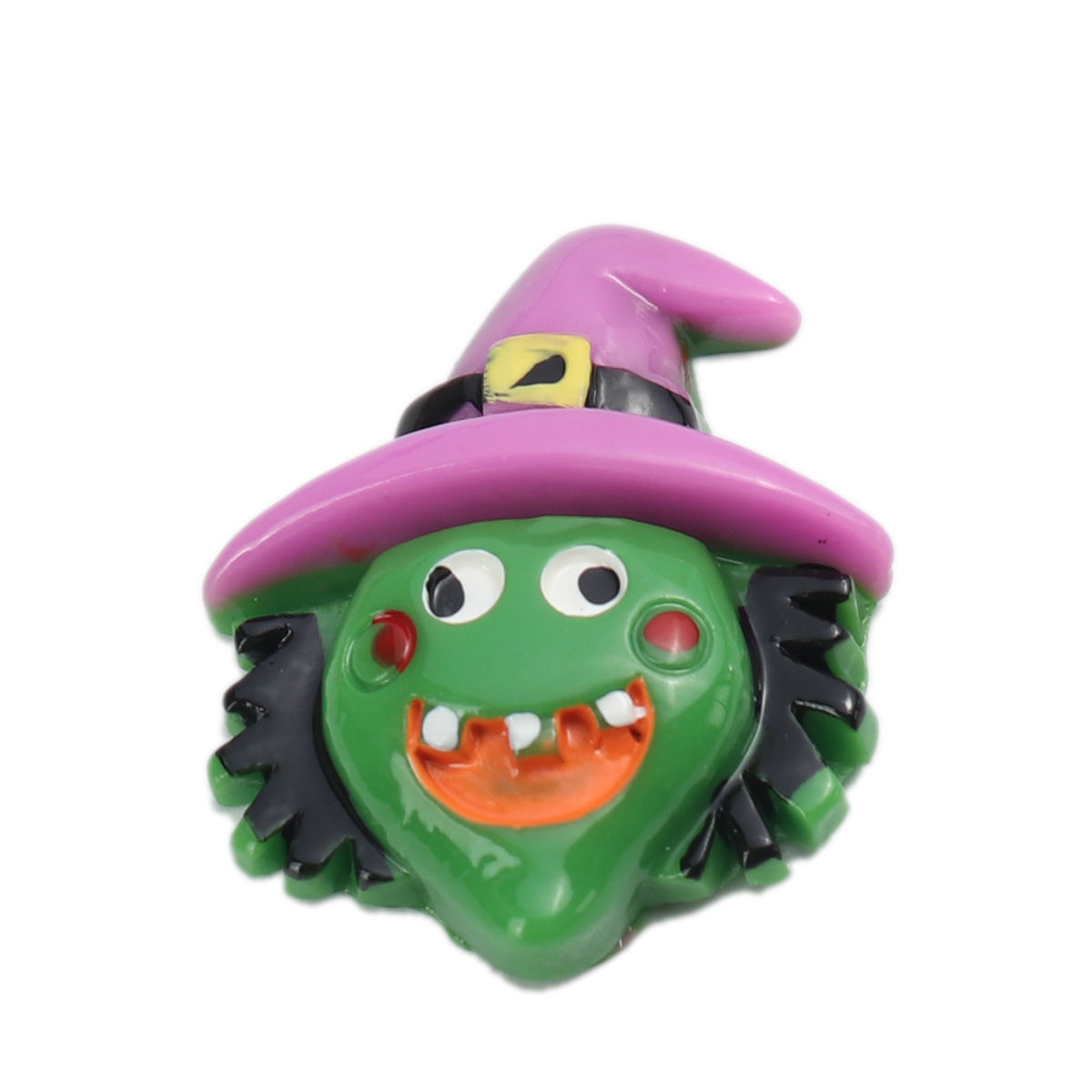 Immagine di Resina Dome Seals Cabochon Multicolore Halloween Strega 29mm x 25mm, 10 Pz