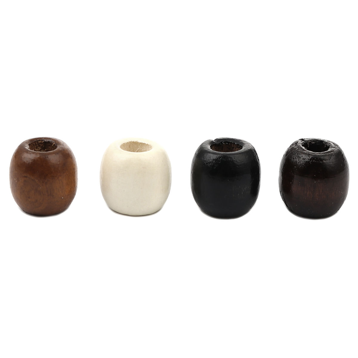 Picture of Natural Hinoki Wood Spacer Beads Barrel