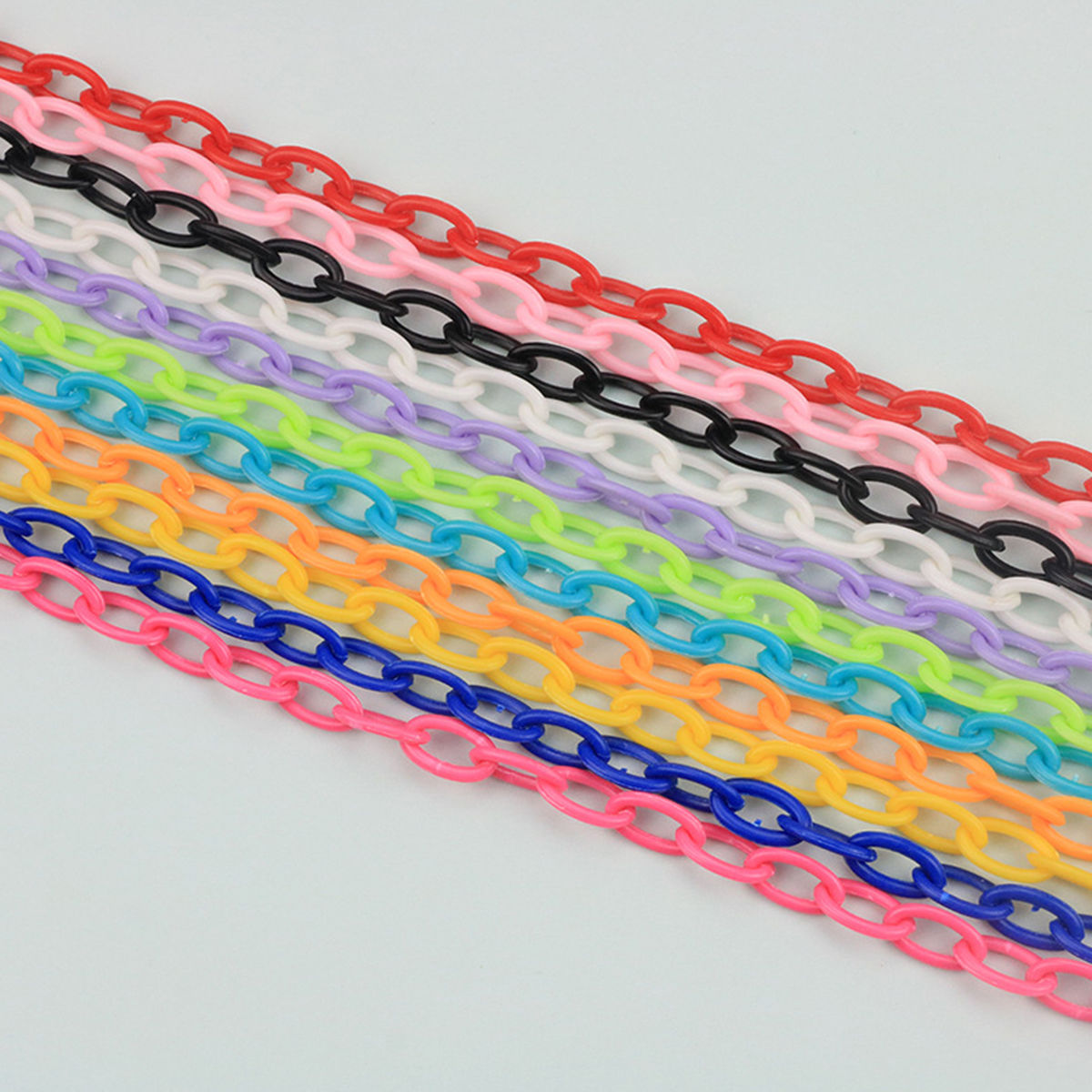 Immagine di Plastic Closed Soldered Link Cable Chain Findings Oval