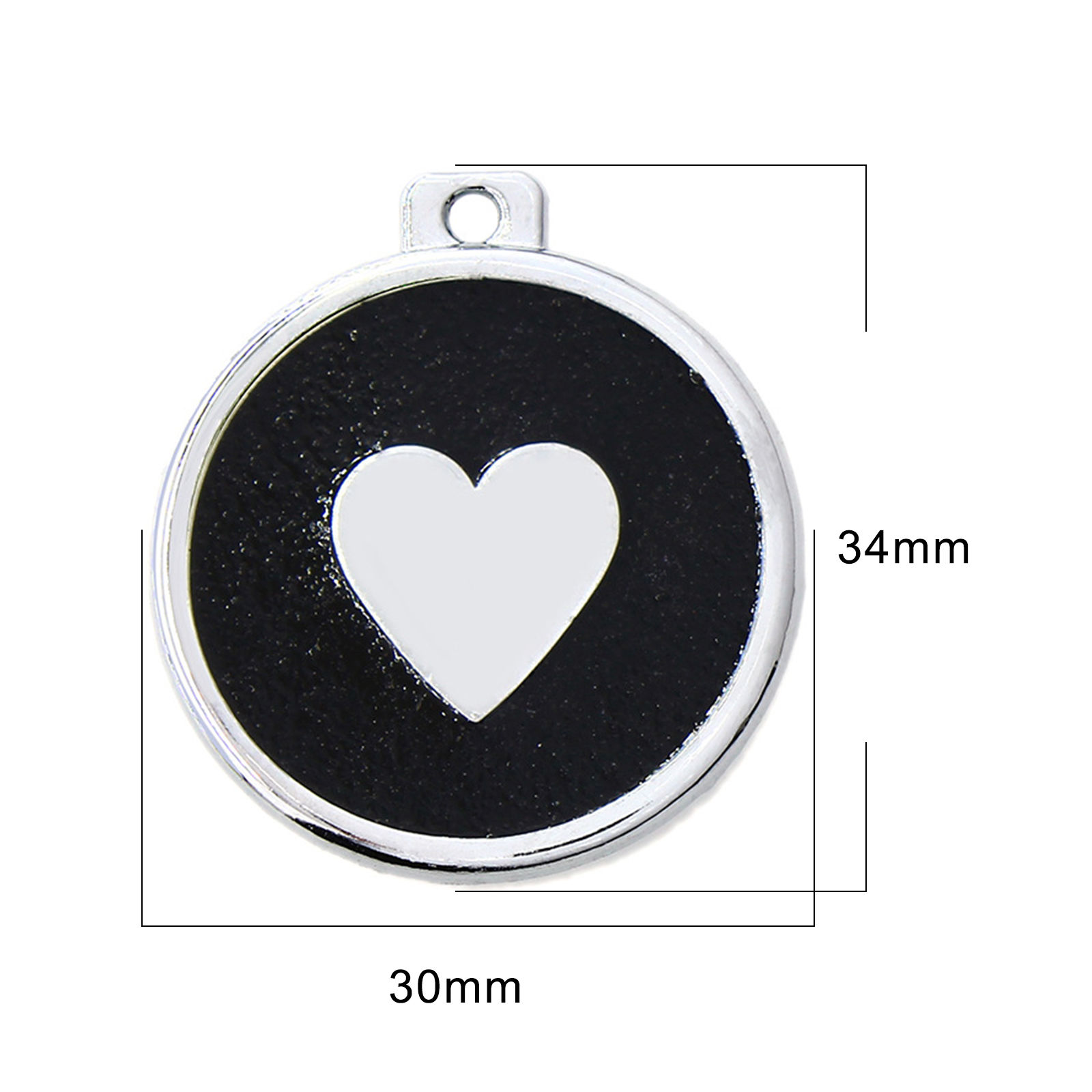 Zinc Based Alloy Pet Memorial Silver Tone 5 PCs の画像