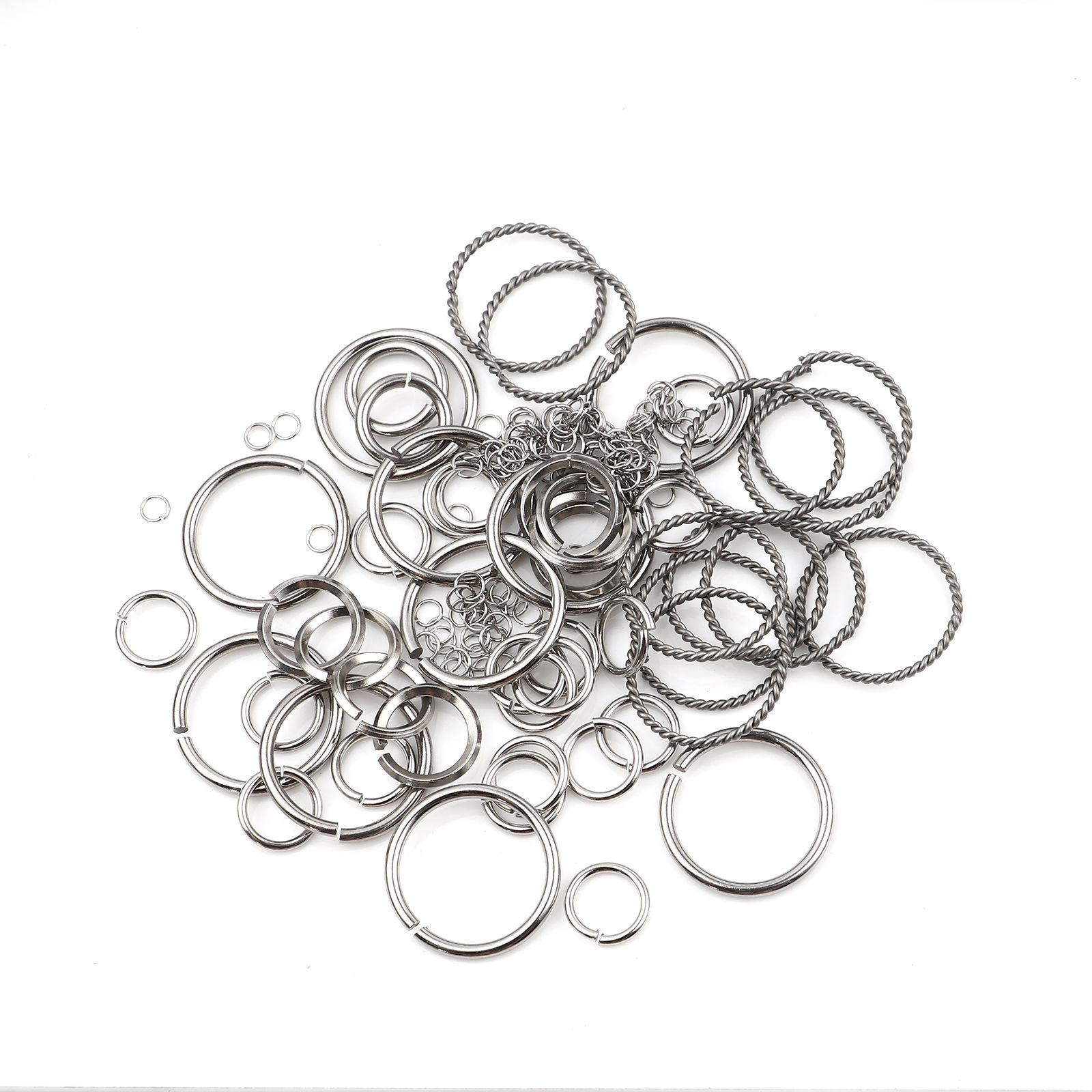 Picture of Stainless Steel Open Jump Rings Findings Round