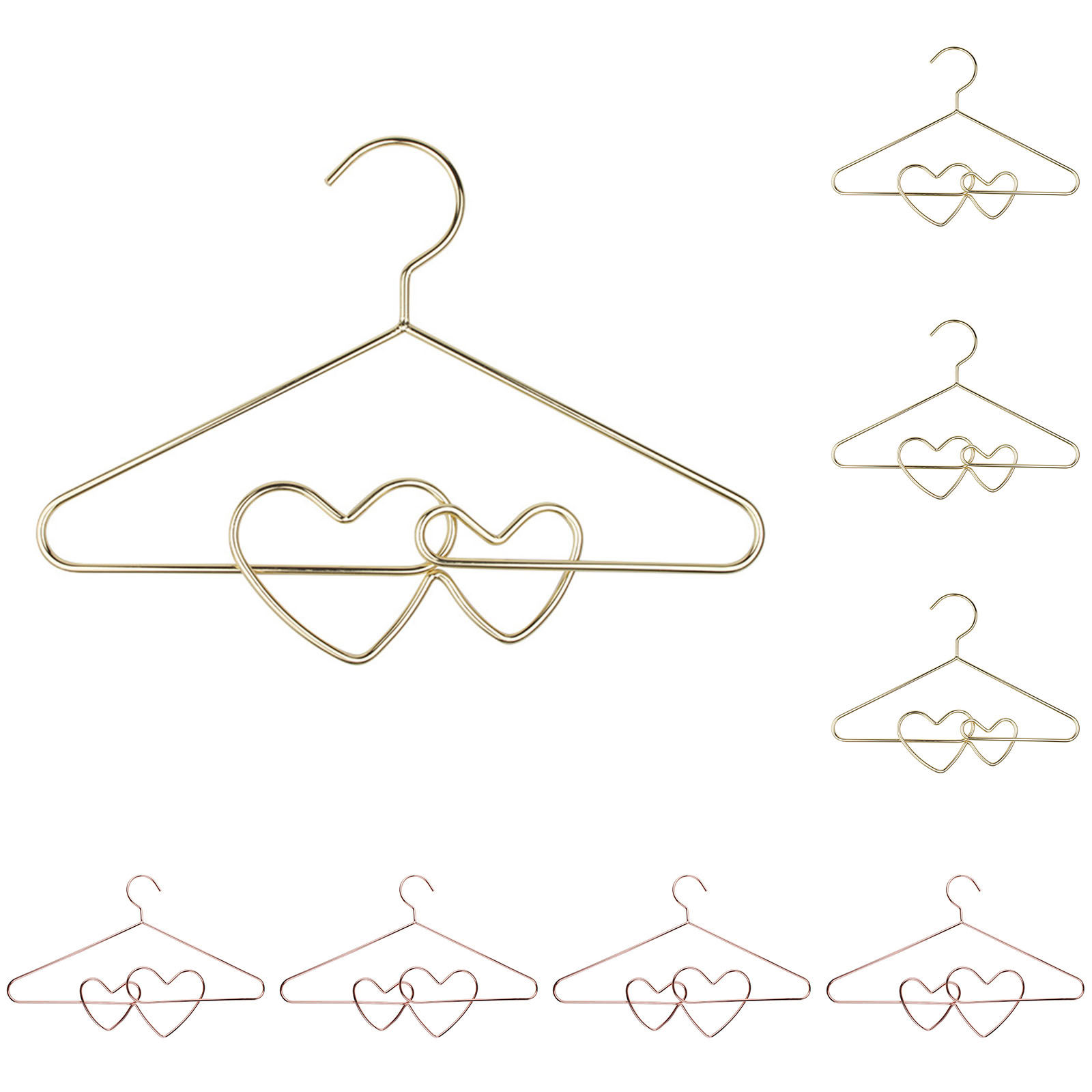 Image de Cintre Pour Enfants Creative Love Heart En Fer Galvanisé