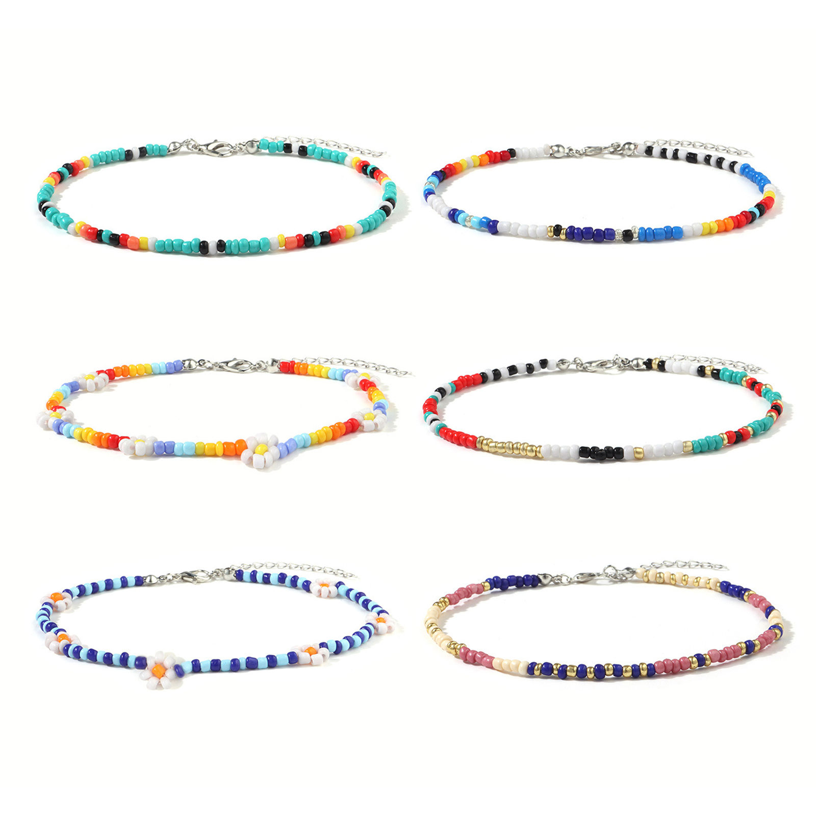 Picture of Anklet Flower 21cm(8 2/8") long, 1 Piece