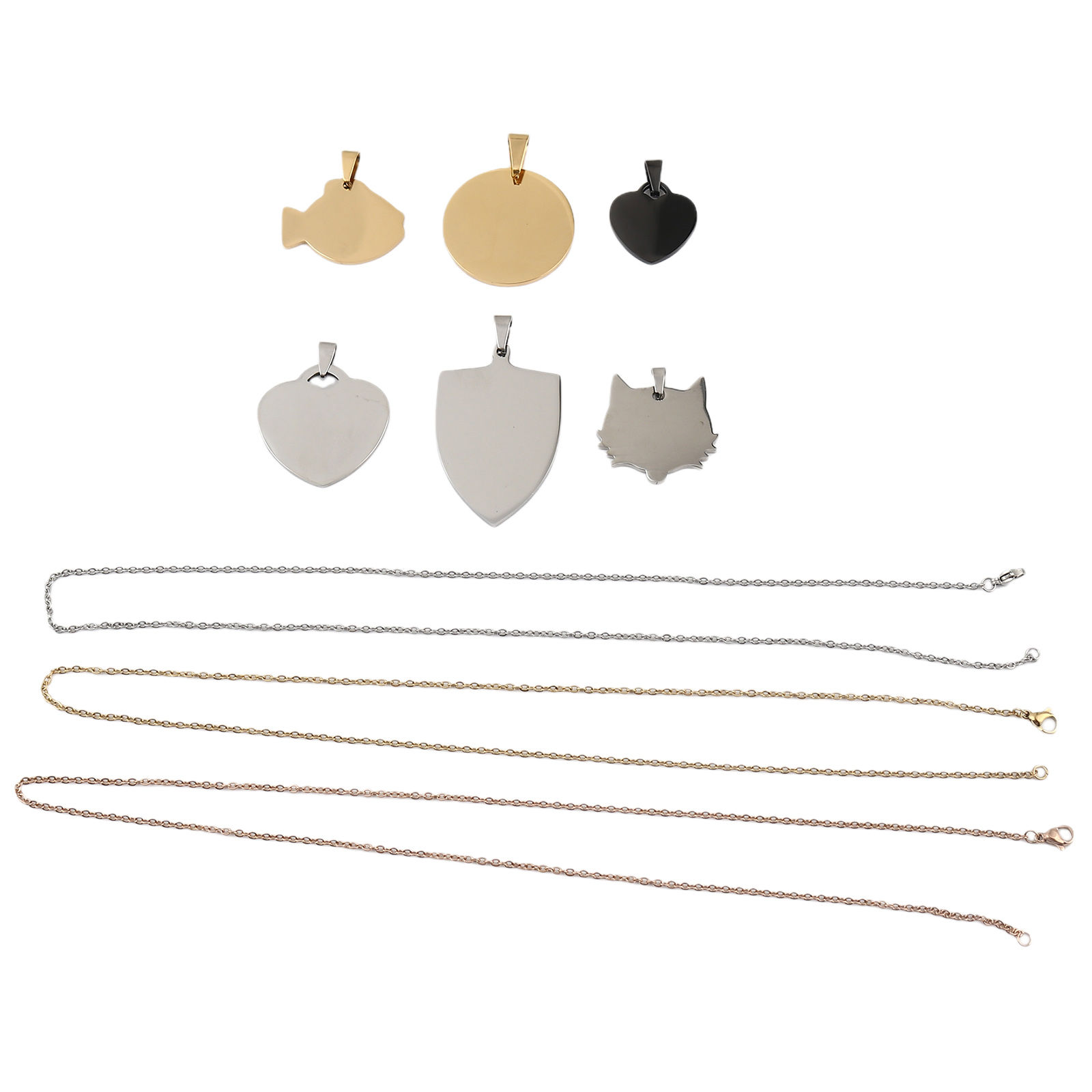 Picture of Stainless Steel Pendants Blank Stamping Tags