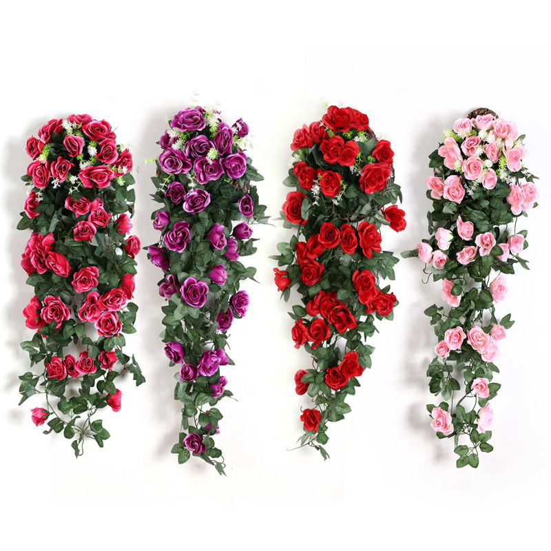 Bild von Simulation Rose Flower Wandbehang Künstliche Dekoration
