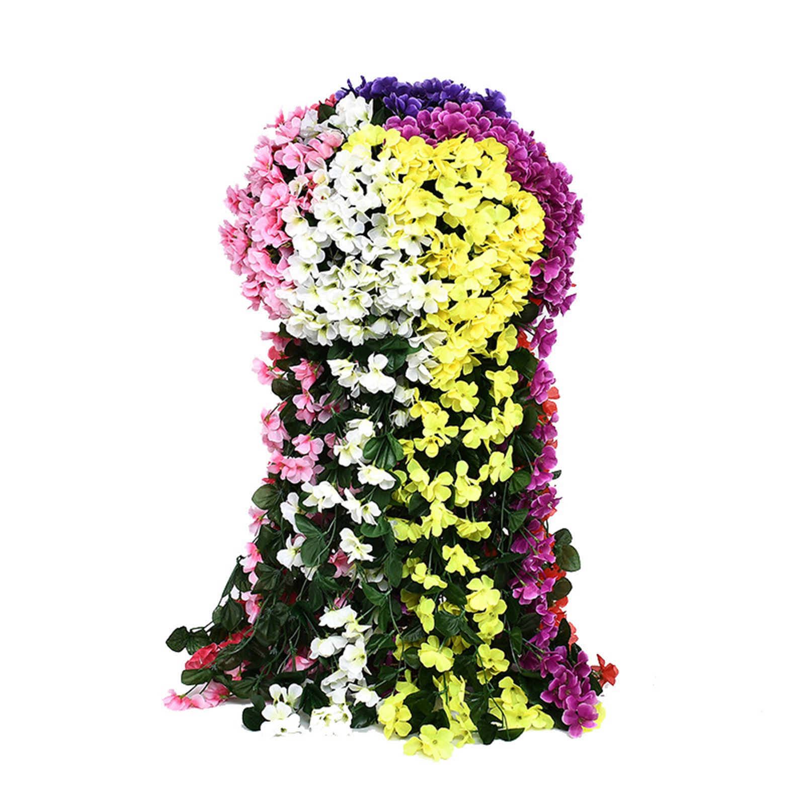 Изображение Faux Silk Simulation Flowers Violet Vine Home Decoration
