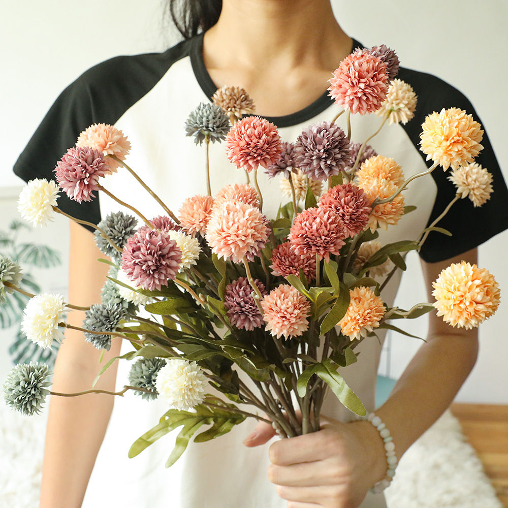Imagen de Faux Silk Simulation Dandelion Flowers Home Decoration