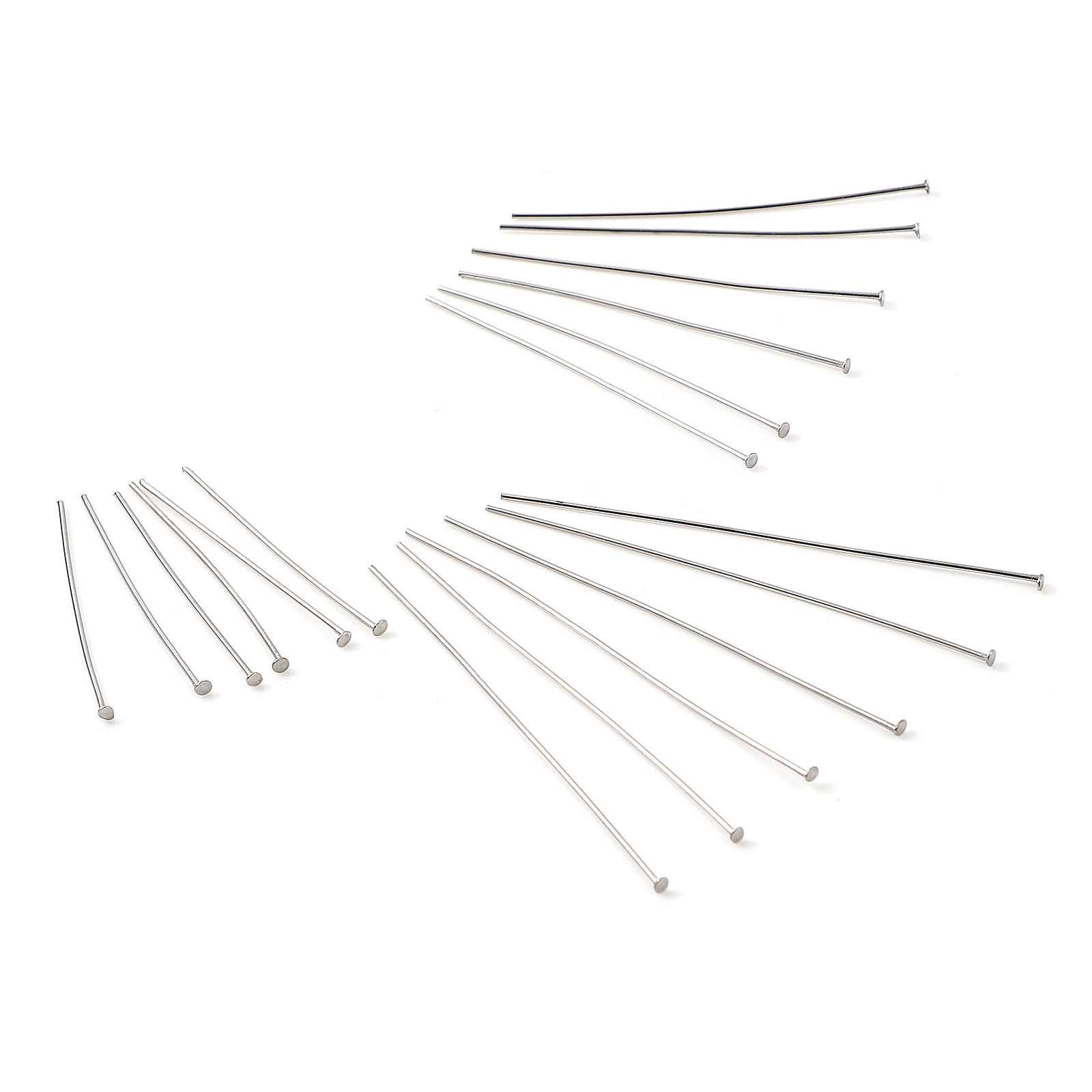 Picture of Stainless Steel Head Pins Silver Tone 500 PCs