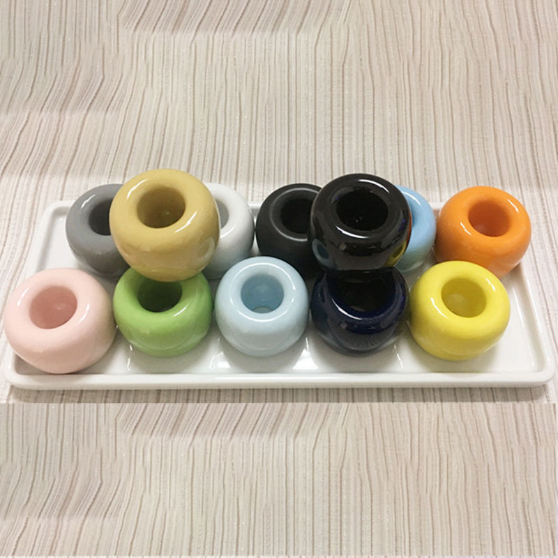 多機能セラミック歯ブラシホルダー収納ラックバスルームアクセサリー の画像
