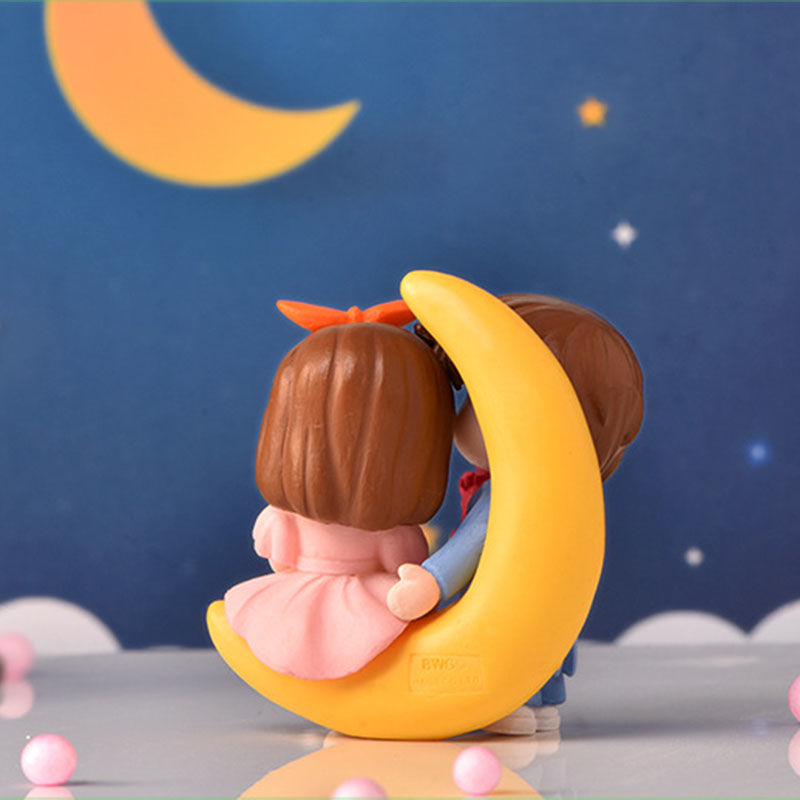 Imagen de Couples Doll Resin Micro Landscape Miniature Decoration
