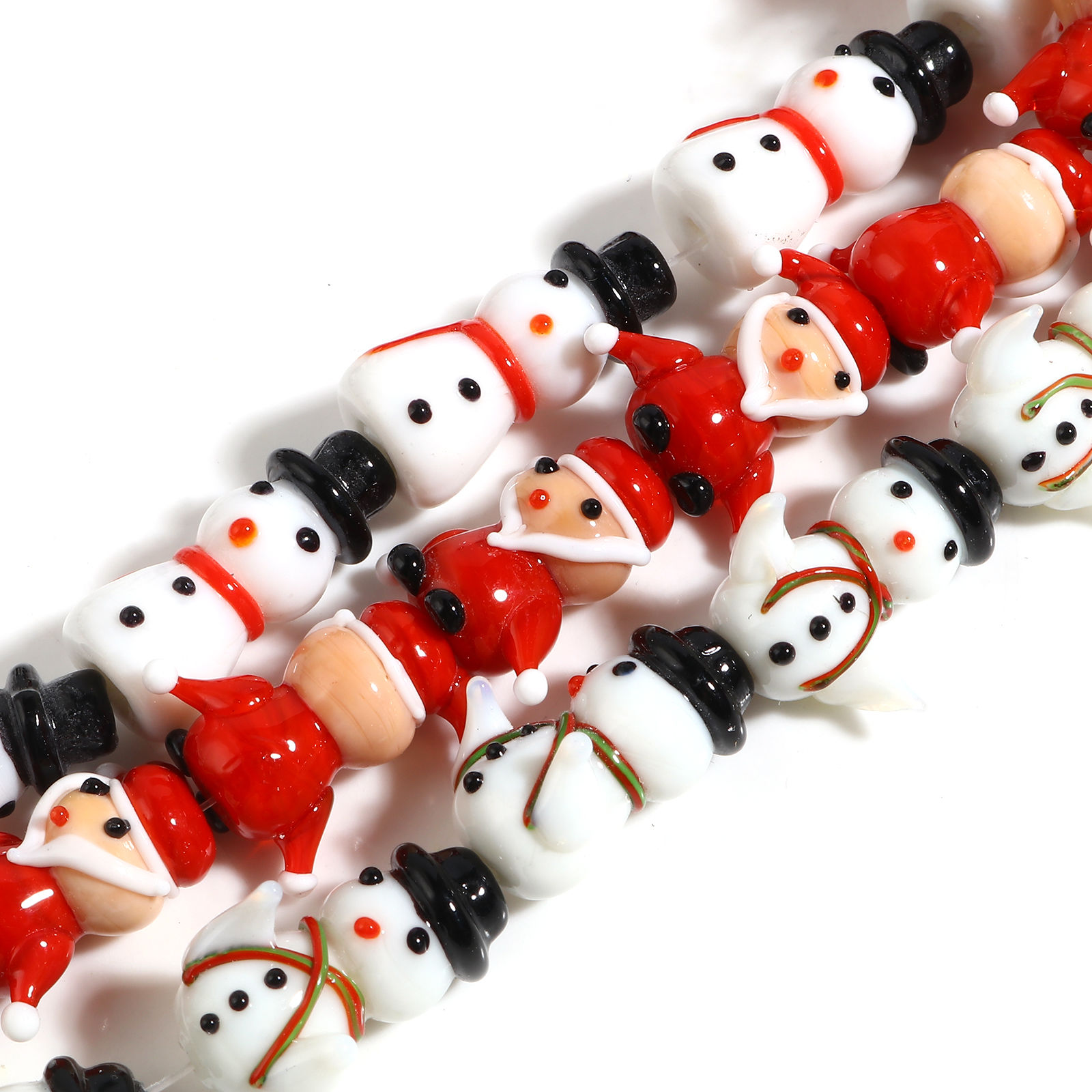Imagen de Navidad Cuentas Vidrio Murano , Multicolor 2 Unidades