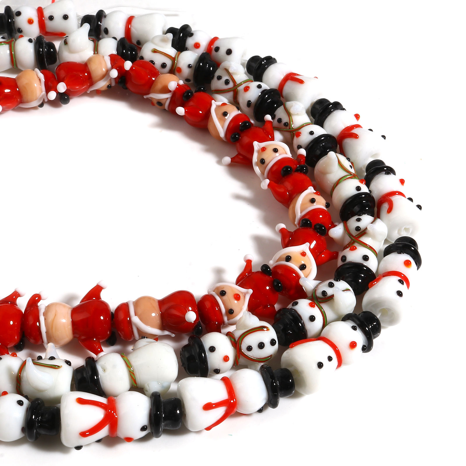 Imagen de Navidad Cuentas Vidrio Murano , Multicolor 2 Unidades