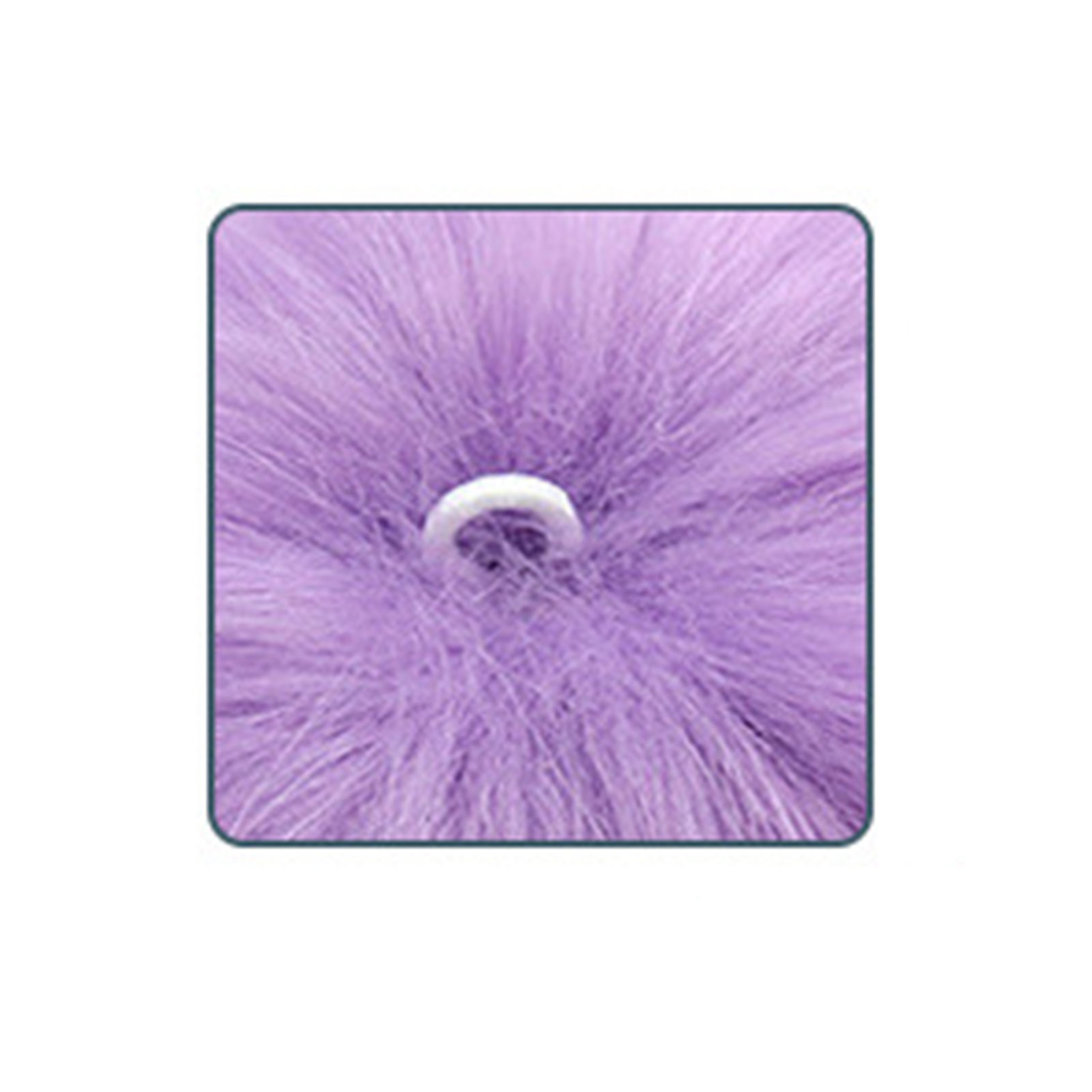 Picture of Polyester & Acrylic Pom Pom Balls With Rubber Band Multicolor Round 8cm Dia., 1 Packet ( 24PCs/Packet)