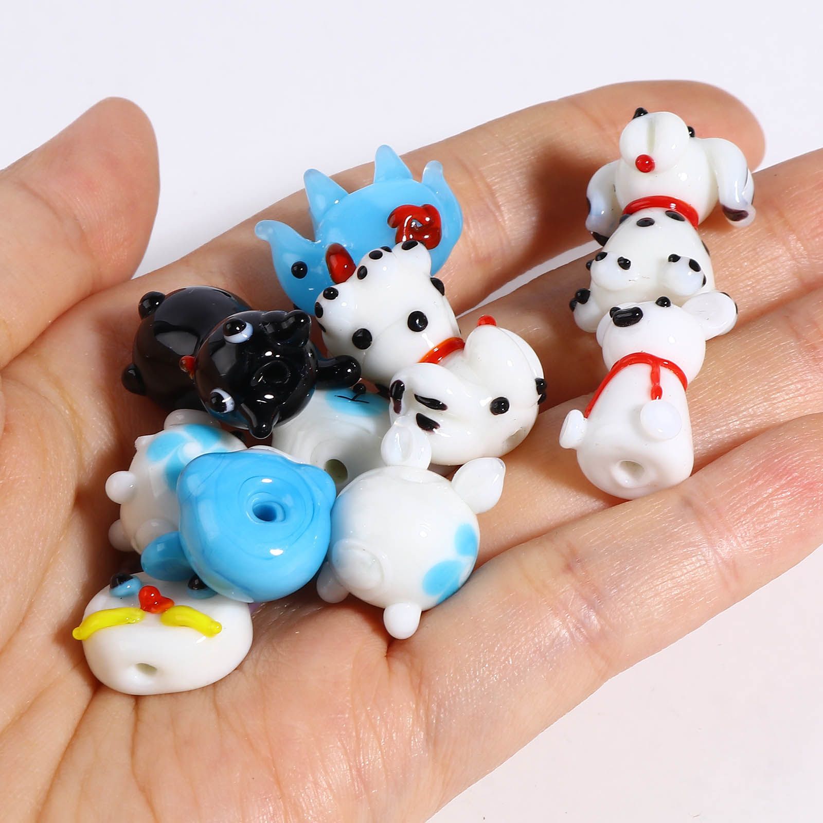 Immagine di Lampwork Vetro Perline Animale Multicolore 1 Pz