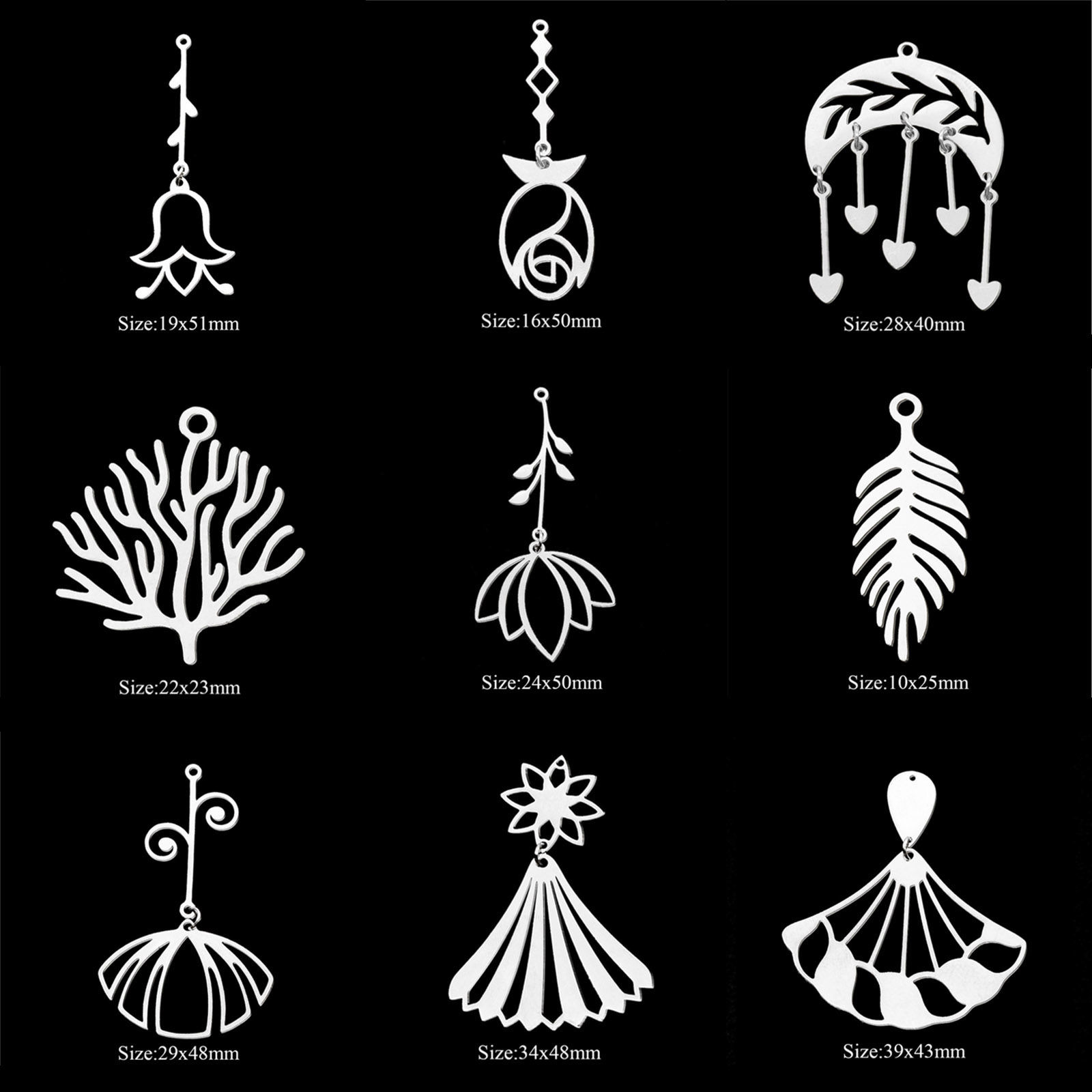 Immagine di Acciaio Inossidabile Charms Multicolore 1 Pz