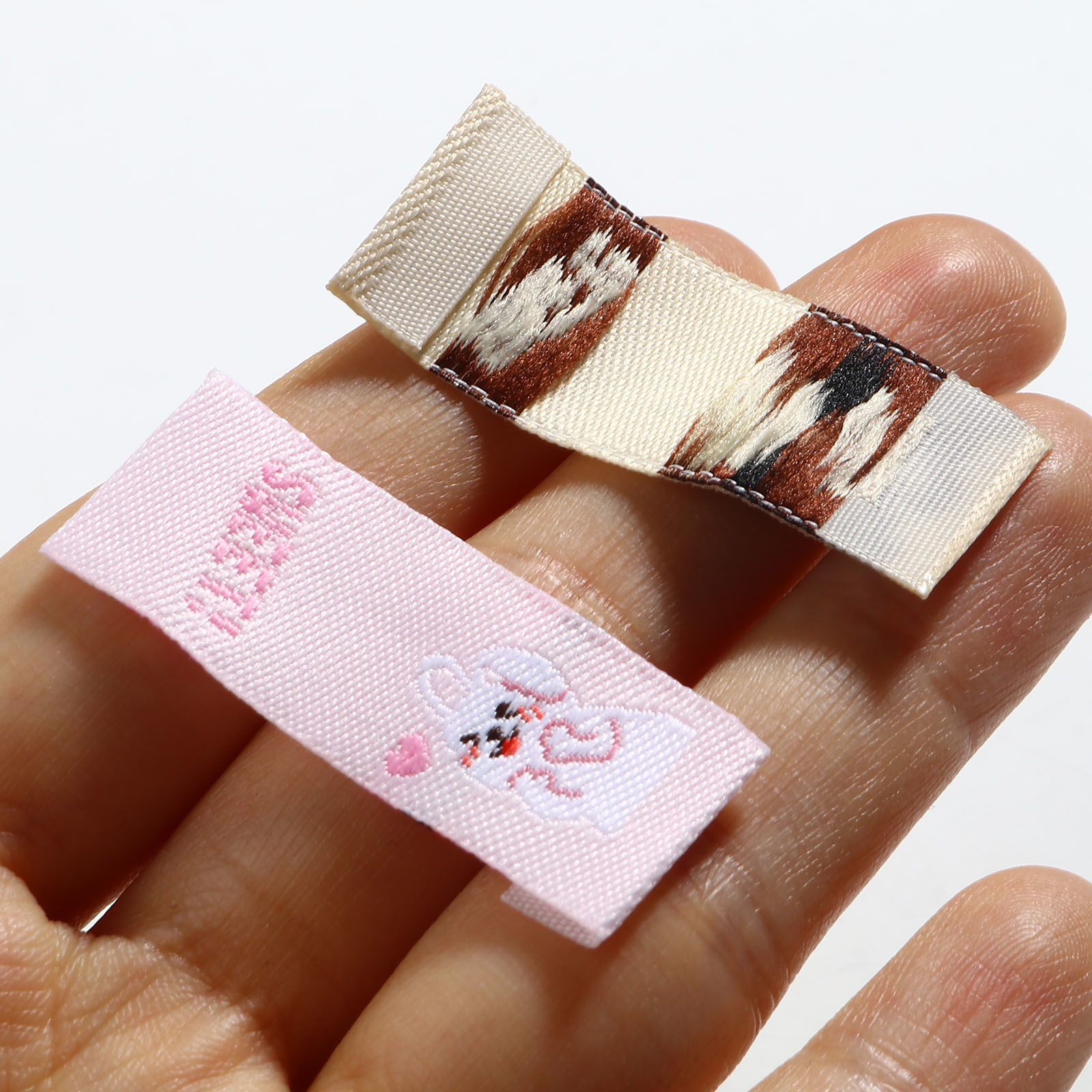 Immagine di Poliestere Tag Etichetta Rettangolo Multicolore Animale Forma 4cm x 1.5cm , 100 Pz