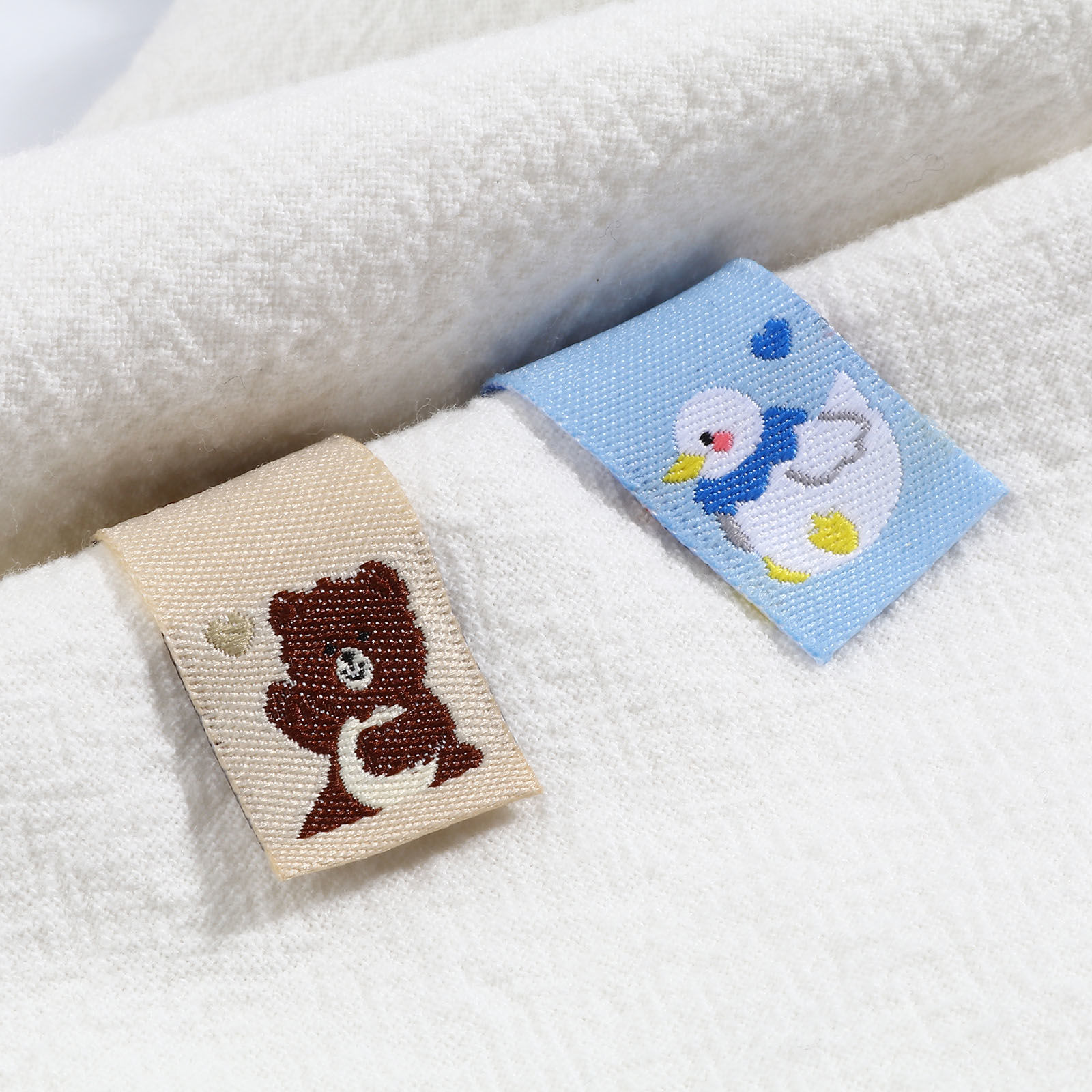 Immagine di Poliestere Tag Etichetta Rettangolo Multicolore Animale Forma 4cm x 1.5cm , 100 Pz