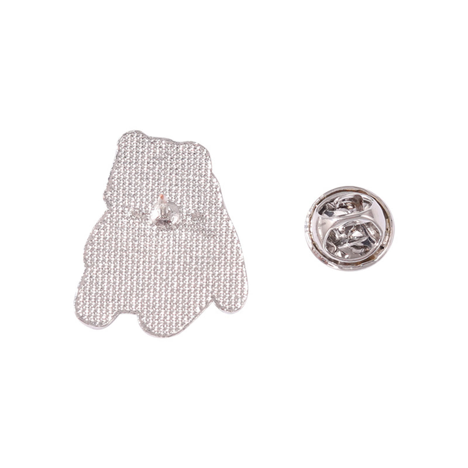Picture of Zinc Based Alloy Pin Brooches Panda Animal Multicolor 1 Piece