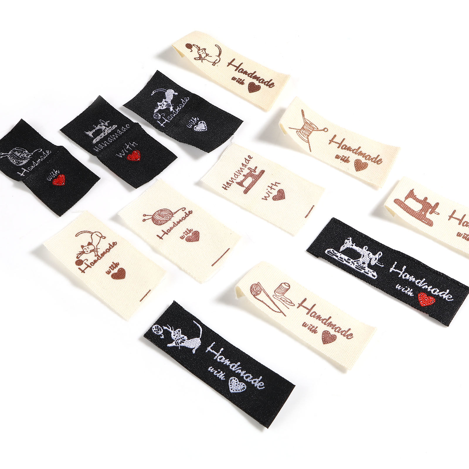 Picture of Polyester Label Tags Multicolor 100 PCs