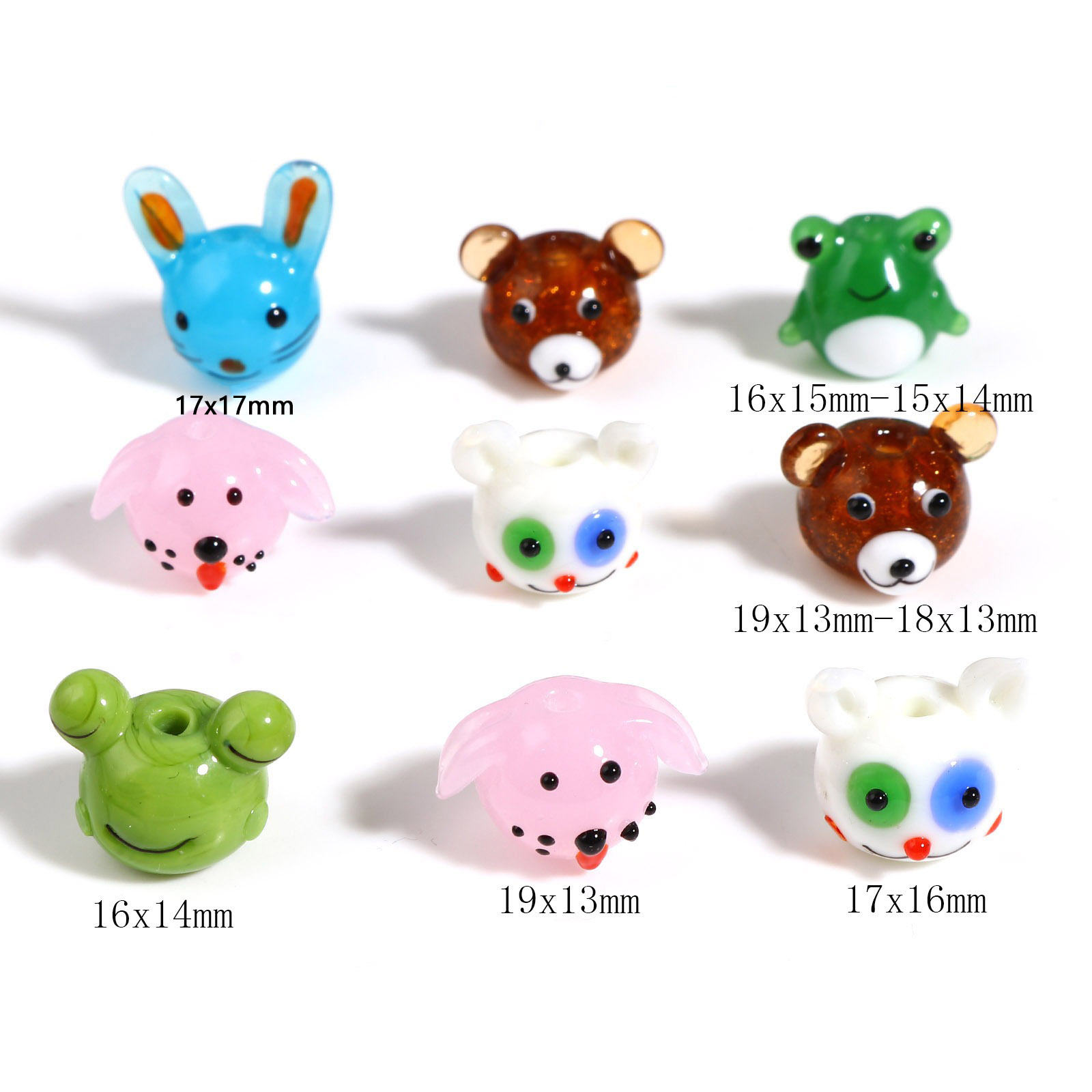Immagine di Lampwork Vetro Perline Animale Multicolore 1 Pz