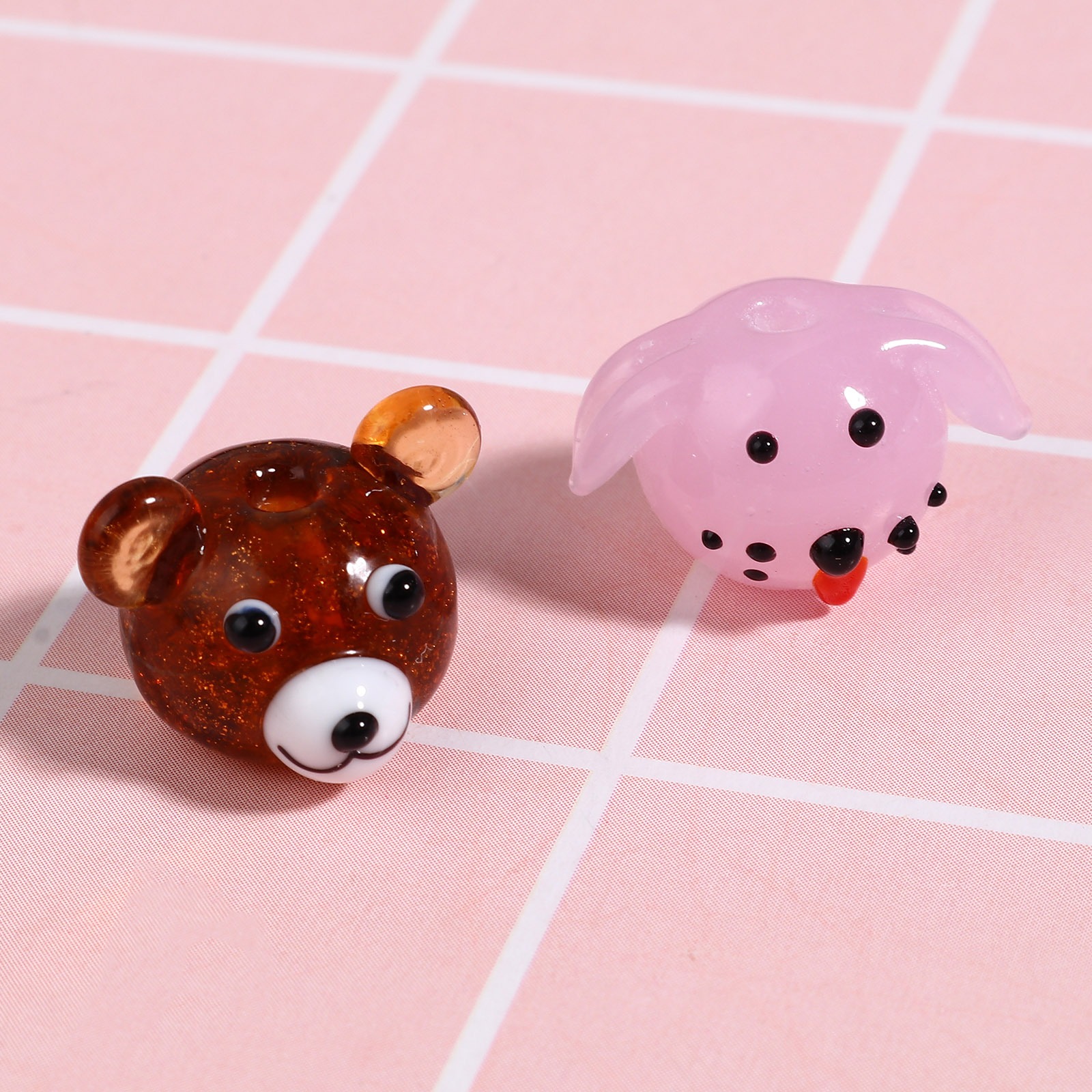 Immagine di Lampwork Vetro Perline Animale Multicolore 1 Pz