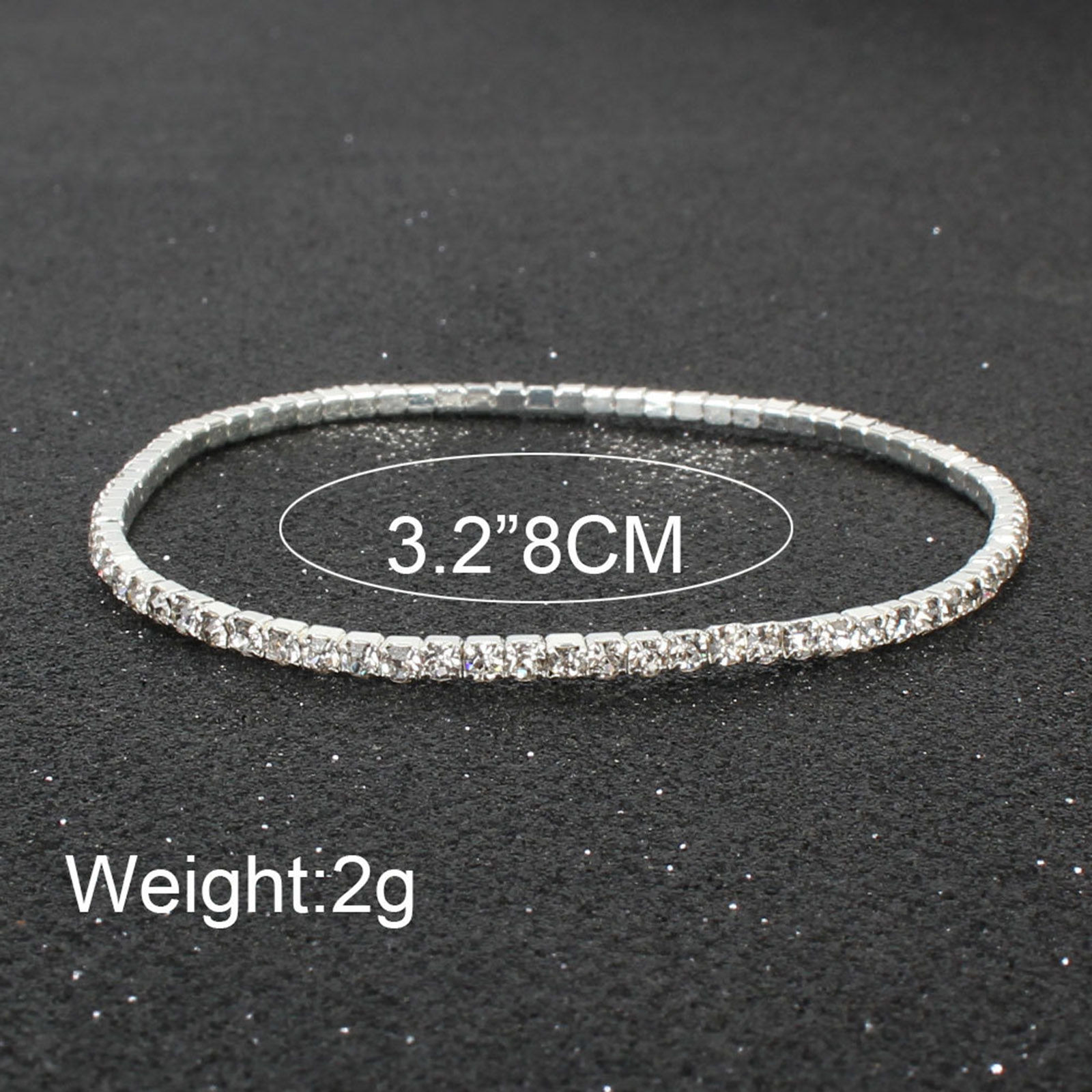 Imagen de Brillantito Pulseras Multicolor 16cm longitud, 1 Unidad